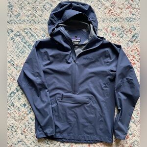 Patagonia ultralight pullover rain jacket